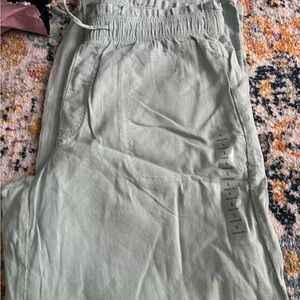 American Eagle Dreamy Drape Linen Pants